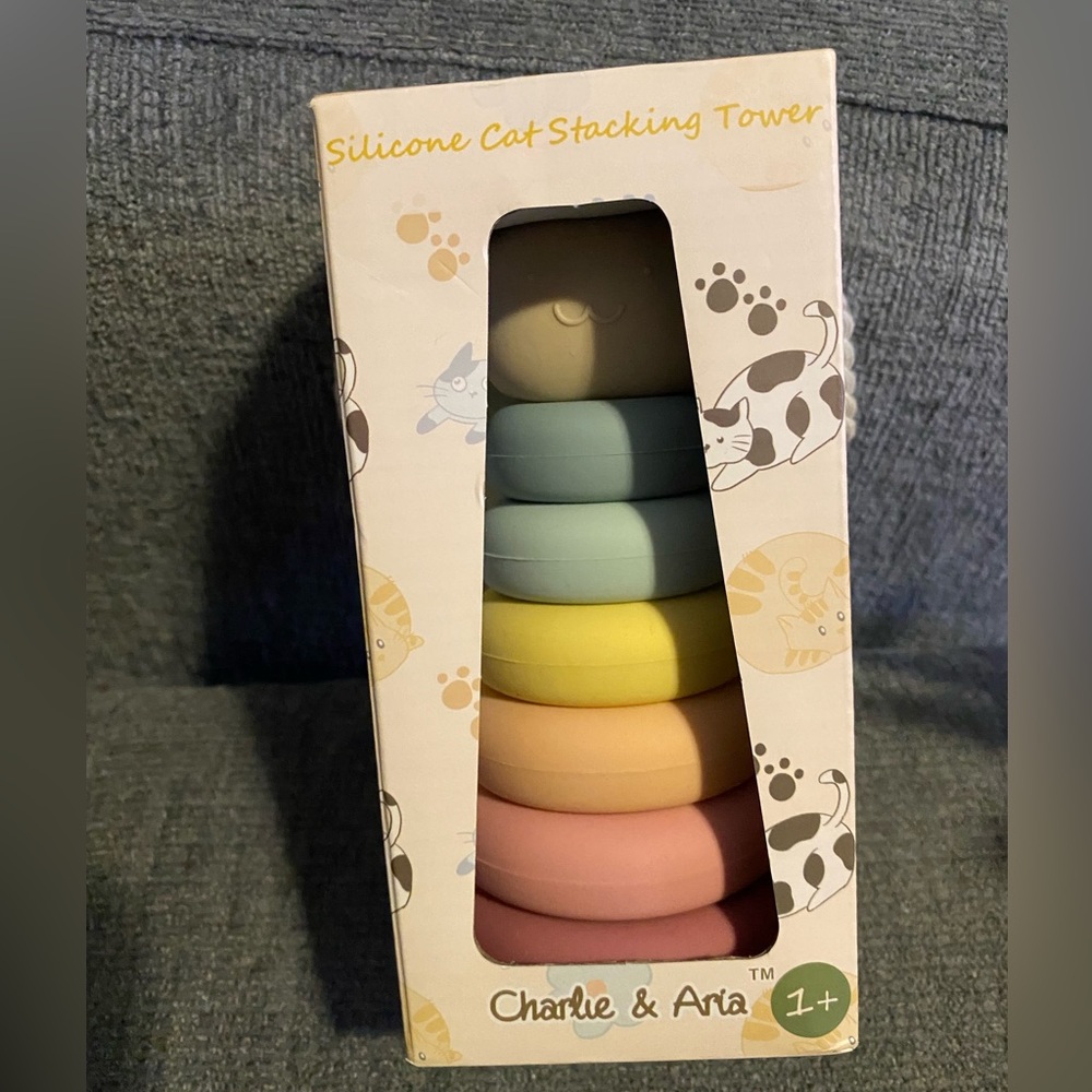 Silicone Cat Stacking Tower